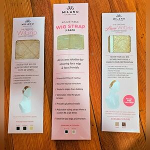 Milano Wigs Lot of 2 wig Grips and One Set Of Wig bands